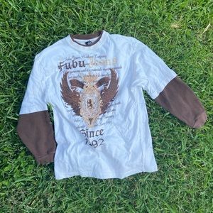 FUBU jeans vintage graphic long sleeve